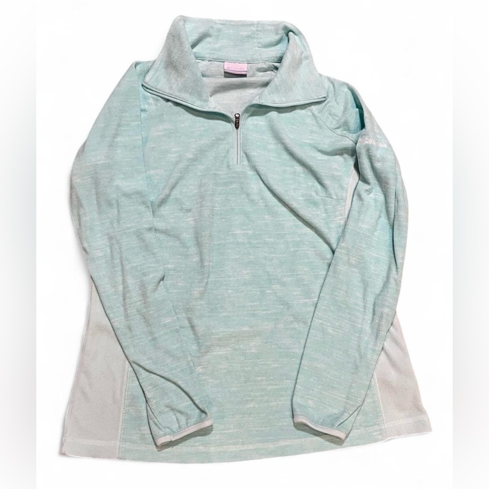 Columbia Women's XLLight Blue Lightweight Fleece Full Zip Sweater Outdoors